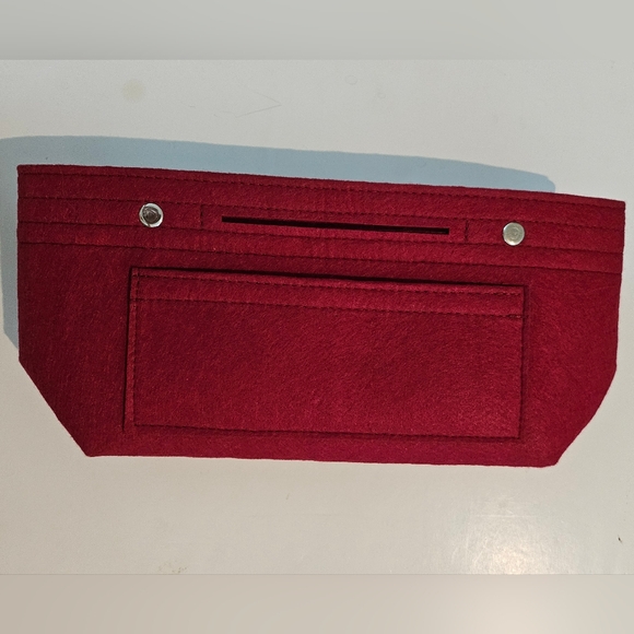 New Bag Organizer Red Felt - Picture 2 of 3